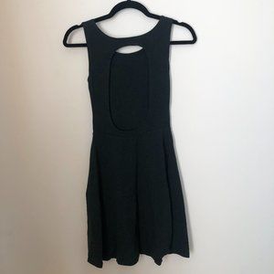 Brandy Melville Dress Fit & Flare Black Cutout S